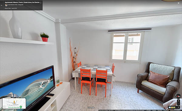 Google Street View de apartamento vacacional