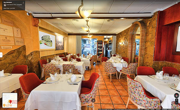 Google Street View de Restaurante
