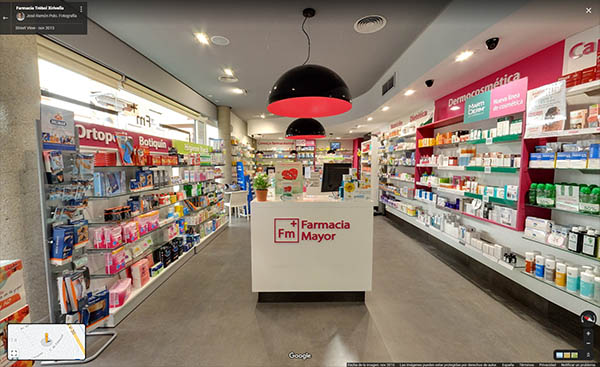 tour virtual 360 Google Street View farmacia