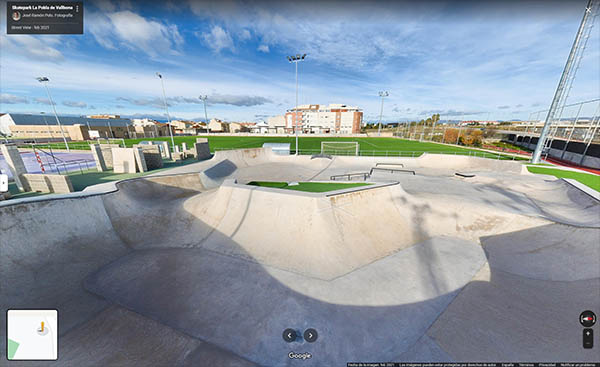 tour virtual 360 Google Street View skapetark la pobla de vallbona